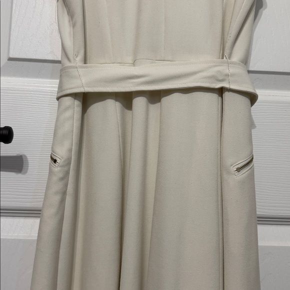 Calvin Klein Ivory Belted Dress - Picture 8 of 9